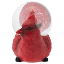 Mommy Red Cardinal and Baby Figurine 45MM Glitter Water Globe Decoration