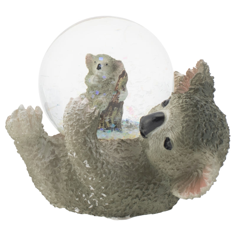 Mommy Koala and Joey Baby Figurine 45MM Glitter Water Globe Decoration