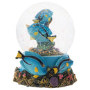 Royal Blue Tang Fish 100MM Musical Water Globe Plays Tune Wonderful World