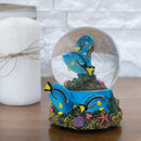 Royal Blue Tang Fish 100MM Musical Water Globe Plays Tune Wonderful World