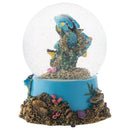 Royal Blue Tang Fish 100MM Musical Water Globe Plays Tune Wonderful World