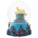 Coral Reef Sea Turtles 100MM Musical Water Globe Plays Tune Wonderful World