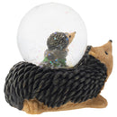 Mommy and Baby Hedgehog Figurine 45MM Glitter Water Globe Decoration