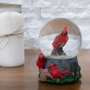 Spring Blossom Cardinals 100MM Musical Water Globe Plays Tune Wonderful World