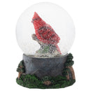 Spring Blossom Cardinals 100MM Musical Water Globe Plays Tune Wonderful World
