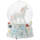 Majestic Unicorn and Dragon 100MM Musical Water Globe Plays Tune You Are My Sunshine