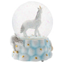 White Unicorn Friends 100MM Musical Water Globe Plays Tune You Are My Sunshine