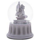 Gargoyle Grey 5.7 x 4.3 Resin Stone Snow Water Globe Plays Moonlight Sonata