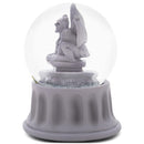 Gargoyle Grey 5.7 x 4.3 Resin Stone Snow Water Globe Plays Moonlight Sonata