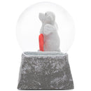 Dog Bereavement Grey 5.5 x 3.5 Resin Snow Globe Plays Wind Beneath My Wings