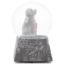 Dog Bereavement Grey 5.5 x 3.5 Resin Snow Globe Plays Wind Beneath My Wings