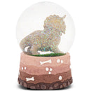 Triceratops Fossils Brown 5.5 x 3.9 Resin Stone Glitter Globe Plays Born Free