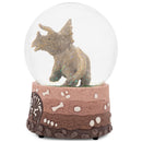 Triceratops Fossils Brown 5.5 x 3.9 Resin Stone Glitter Globe Plays Born Free
