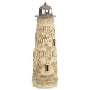 Lighthouse Shines in The Darkness LED Light-up 8 x 4 inch Resin Stone Table Top Figurine