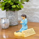 Dicksons Nurses Prayer, Kneeling in Uniform 4.5 x 5.5 Resin Stone Tabletop Figurine