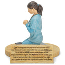 Dicksons Nurses Prayer, Kneeling in Uniform 4.5 x 5.5 Resin Stone Tabletop Figurine