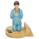 Dicksons Nurses Prayer, Kneeling in Uniform 4.5 x 5.5 Resin Stone Tabletop Figurine