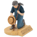Farmers Prayer 4.5 Inch Resin Stone Figurine