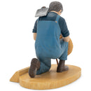 Farmers Prayer 4.5 Inch Resin Stone Figurine