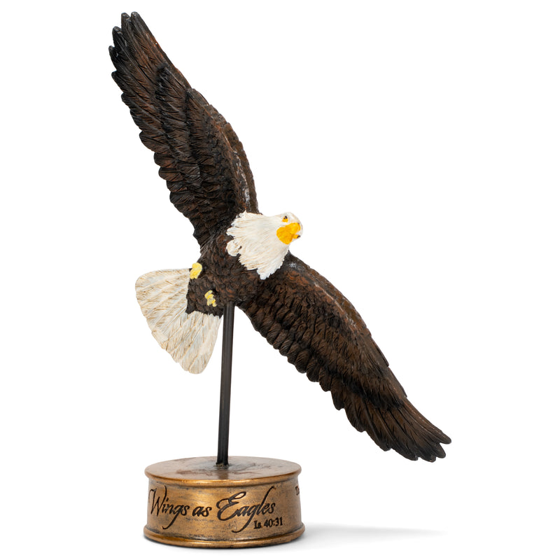 Dicksons Soaring Isaiah 40:31 Wings as Eagles 7 inch Resin Stone Table Top Figurine