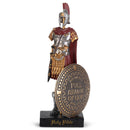 Dicksons Armor of God Roman Soldier 9 x 5 Inch Red Resinstone Tabletop Figurine