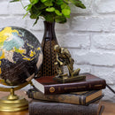 Dicksons Joyful in Hope Praying Police Officer 5 inch Gold Resin Stone Table Top Figurine