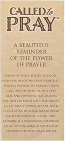 Dicksons Called to Pray Praying Hands 5 x 3 inch Gray Resin Stone Table Figurine