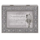 Granddaughter I Love More Filigree Jewel Jewelry Music Box Plays Edelweiss