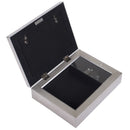 Grandma In My Life Much Love Filigree Jewel Bead Silver Tone Music Box Plays Canon D