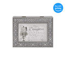 Top down view of Daughter I Love More Than You Know Filigree Jewel Jewelry and Music Box