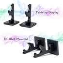 Cottage Garden Scrolled Black Woodgrain 4.5 inch Resin Wand Stand 2 Piece Set