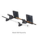 Cottage Garden Scrolled Grey Woodgrain 4.5 inch Resin Wand Stand 2 Piece Set