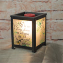 Home decor electrical fragrance lamp for use with wax drop, tarts, and oil scents