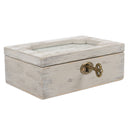 Bushel and Peck Decoupage Barnwood Gray Petite Music Musical Box Plays Tune You Light Up My Life