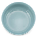 Elanze Designs Bistro Glossy Ceramic 8.5 inch Pasta Bowls Set of 2, Ice Blue