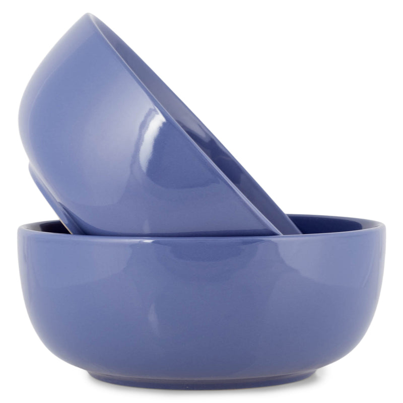 Purple 8.5 inch Pasta Ceramic Bowl
