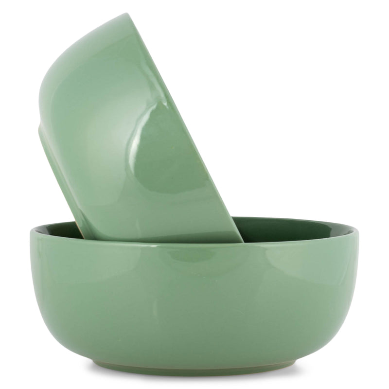 Sage Green 8.5 inch Pasta Ceramic Bowl