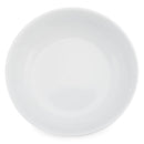 Elanze Designs Bistro Glossy Ceramic 8.5 inch Pasta Bowls Set of 2, White