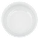 Elanze Designs Bistro Glossy Ceramic 7 inch Cereal Salad Bowls Set of 4, White