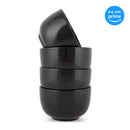 Black 4 inch Dessert Ceramic Bowl
