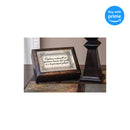 Top down view of May God and His Angels Burlwood Jewelry and Music Box