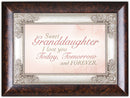 Sweet Granddaughter Dark Wood Finish Jewelry Music Box Plays Tune You Are My Sunshine