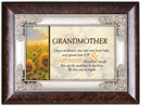 Home décor keepsake and trinket box made with hidden musical mechanism inside