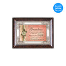 Grandma Part of My Life a Blessing Burlwood Jewelry Music Box Plays Amazing Grace
