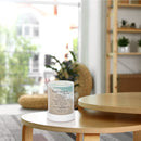 Footprints In The Sand Poem Frosted Glass Illuminated Scent Warmer