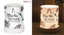 Bless This Home and Everyone In It Frosted Glass Illuminated Scent Warmer