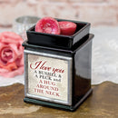 Home decor electrical fragrance lamp for use with wax drop, tarts, and oil scents