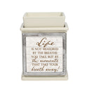 Life Measured by Moments Ceramic Powder Sand Interchangeable Photo Frame Candle Wax Oil Warmer