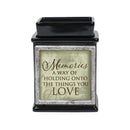 Memories Holding Love Ceramic Glossy Black Interchangeable Photo Frame Candle Wax Oil Warmer