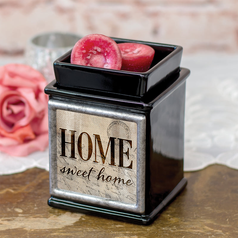 Home decor electrical fragrance lamp for use with wax drop, tarts, and oil scents